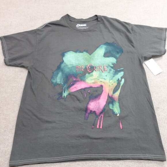THe Cure Shirt Medium Gray Double Sided The Head on the Door NEW - Picture 2 of 8